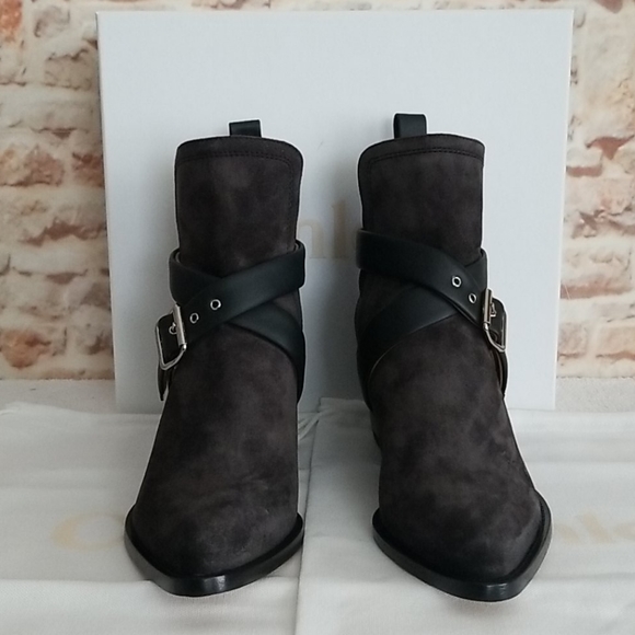 New Chloe 30mm Rylee Strap Bootie - Picture 2 of 10